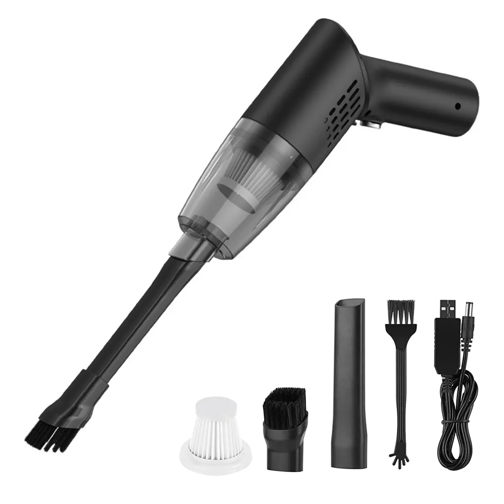 Mini-Staubsauger, Kabelloser Handstaubsauger, 10000 Pa Starke Saugkraft, Tragbarer Auto-Staubsauger, Wiederaufladbar Für Zuhause/Auto/Büro, Nebelblau ,Black 2 Mini-Staubsauger, Kabelloser Handstaubsauger, 10000 Pa Starke Saugkraft, Tragbarer Auto-Staubsauger, Wiederaufladbar Für Zuhause/Auto/Büro, Nebelblau ,Black – Bild 2