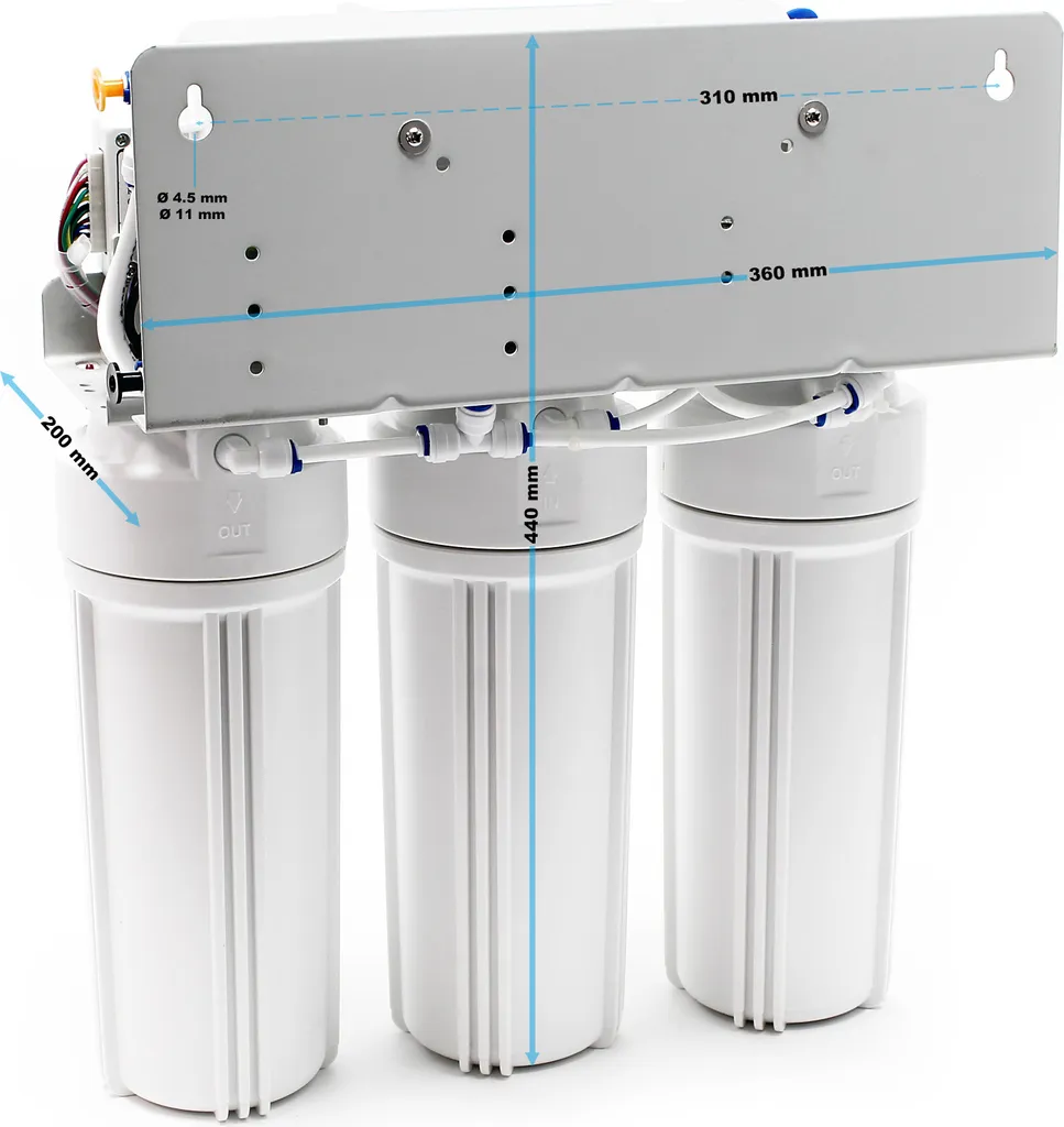 Naturewater Umkehrosmose RO 190 L/Tag NW-RO50-D1 Osmose Entmineralisierung 3 Naturewater Umkehrosmose RO 190 L/Tag NW-RO50-D1 Osmose Entmineralisierung – Bild 3