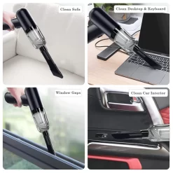 Tastaturreiniger, Mini-Vakuum Für Schreibtisch, Kabelloser Computer-Staubsauger, Wiederaufladbar Für Die Reinigung Von Haaren, Krümeln Für Desktop, Klavier, Autoinnenraum Und Nähmaschine ,Black -Philips Haushaltsgeräte Verkaufsgeschäft 448ee5f399026de0e44359256298795f