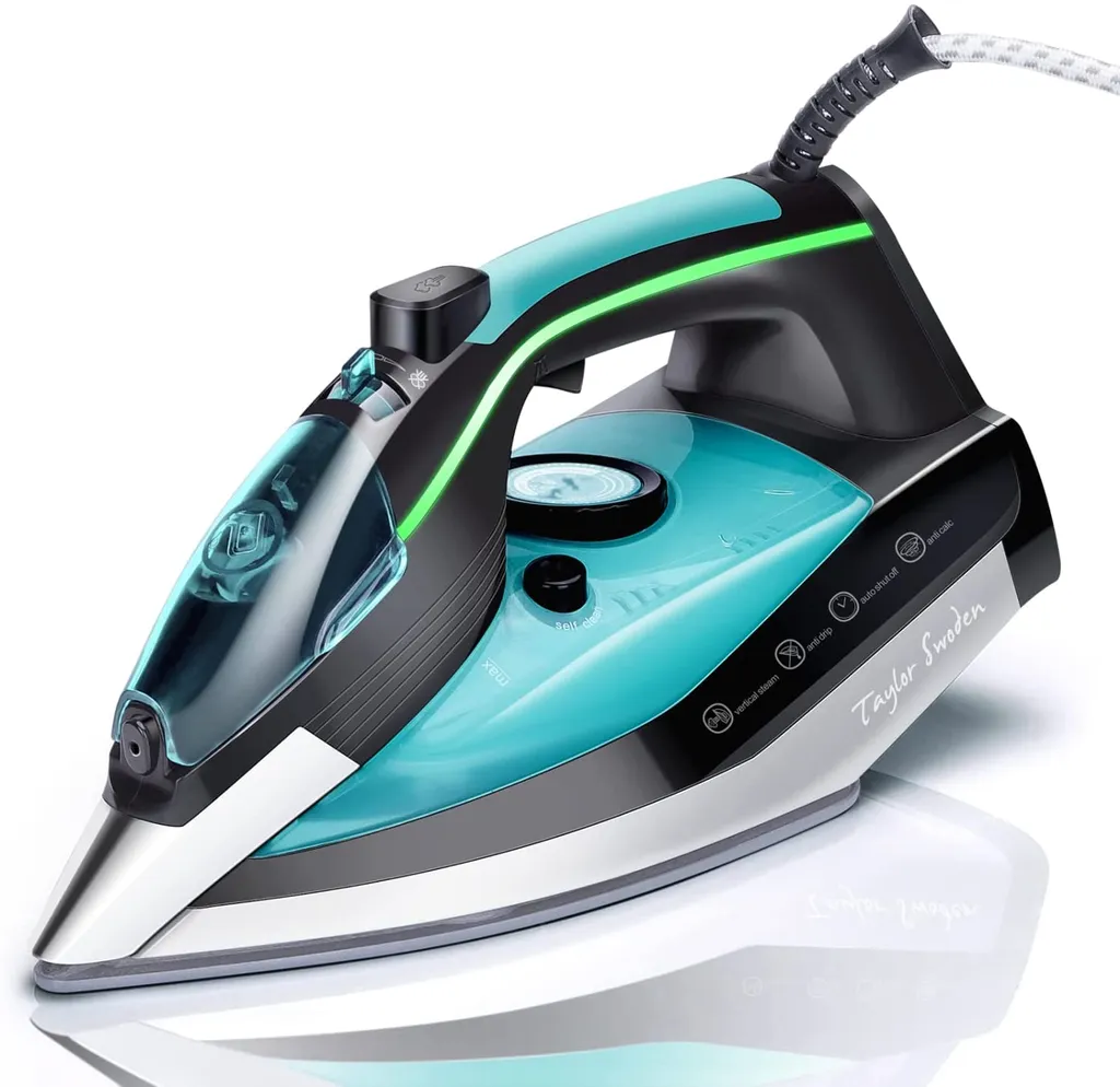 Taylor Swoden Doris - Dampf Bügeleisen 2700 Watt, Keramik-Bügelsohle, Selbstreinigungs- & Sprühwasserfunktion, Tropfstopp, Vertikaldampf 1 Taylor Swoden Doris - Dampf Bügeleisen 2700 Watt, Keramik-Bügelsohle, Selbstreinigungs- & Sprühwasserfunktion, Tropfstopp, Vertikaldampf