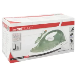 Clatronic DB3105 Dampfbügeleisen Edelstahlsohle Weiss-grün 2000W -Philips Haushaltsgeräte Verkaufsgeschäft 457f61a70e17d283aaed061b2f1a9a9c