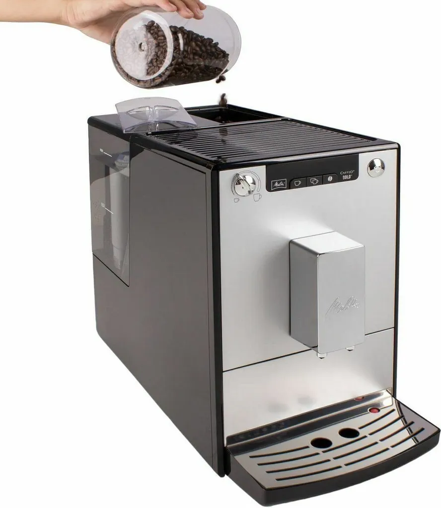 MELITTA E950-666 - Automatische Kaffeemaschine Solo Pure Silver - 1400 W - 3 Intensitätseinstellungen - 125 G Bohnenbehälter 7 MELITTA E950-666 - Automatische Kaffeemaschine Solo Pure Silver - 1400 W - 3 Intensitätseinstellungen - 125 G Bohnenbehälter – Bild 7