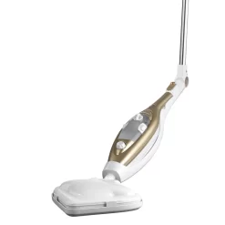 CLEANmaxx Dampfbesen - Mit Knickgelenk - Gold/weiß Dampfreiniger Steam Hygiene Fliesen Küche Bad Reinigung -Philips Haushaltsgeräte Verkaufsgeschäft 48bab8d1fd83f16a6293b4aa2bc6d812