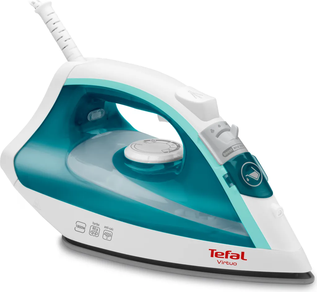 Tefal Virtuo Dampfbügeleisen FV1710 - 1800 W - Dampfstoß 80 G/Min 1 Tefal Virtuo Dampfbügeleisen FV1710 - 1800 W - Dampfstoß 80 G/Min