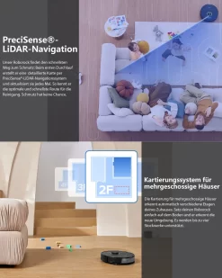 Roborock S8 Staubsauger Roboter 6000Pa Mit DuoRoller-Bürste VibraRise Wischen 3D-Mapping 3D-Strukturiertes Licht LiDAR Kindersicherung APP Control Saugroboter (Schwarz) (Upgrade S7) -Philips Haushaltsgeräte Verkaufsgeschäft 4c0851fff45bffa7193ccbdf3ecb2d9a