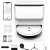 Yeedi Mop Station 2-in-1 Wischroboter, Mopp- Und Saugroboter, Automatisch Waschen Von Mopps, Druckbeaufschlagte Mopps, 2500 Pa, Visuelle Navigation, Teppicherkennung