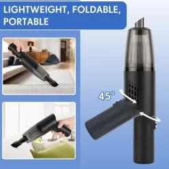 Mini Handstaubsauger Kabellos - Handstaubsauger Wiederaufladbar Tragbar , USB Staubsauger Für Auto, Tastatur, Tierhaare,Black -Philips Haushaltsgeräte Verkaufsgeschäft 4eeb77ecebdea1361767b0da58b71a57