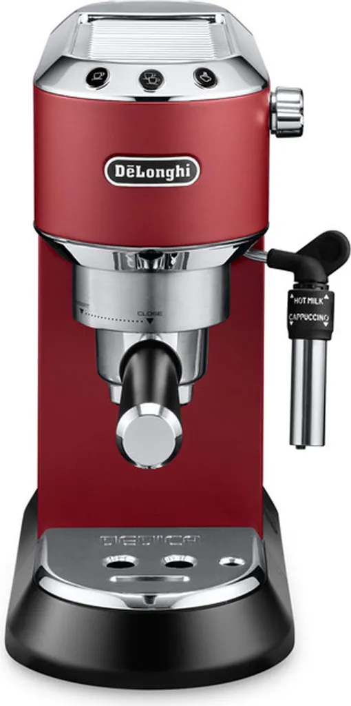 De'Longhi DeLonghi EC685.R Dedica Style Siebträger Espressomaschine Rot 4 De'Longhi DeLonghi EC685.R Dedica Style Siebträger Espressomaschine Rot – Bild 4