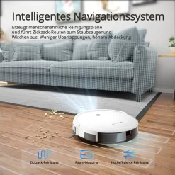 SmartAI Saugroboter Staubsauger Roboter APP Fernbedienung 2600Pa Staubsauger Weiß -Philips Haushaltsgeräte Verkaufsgeschäft 5645e377dc7642c1946ce6f656558369