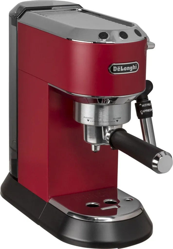 De'Longhi DeLonghi EC685.R Dedica Style Siebträger Espressomaschine Rot 3 De'Longhi DeLonghi EC685.R Dedica Style Siebträger Espressomaschine Rot – Bild 3