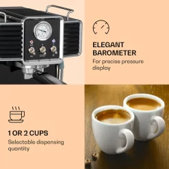 Gusto Classico Espressomaker 1350 Watt 20 Bar Druck Wassertank: 1,5 Liter -Philips Haushaltsgeräte Verkaufsgeschäft 578880ca69a1391d4a54768b0ab3c14b