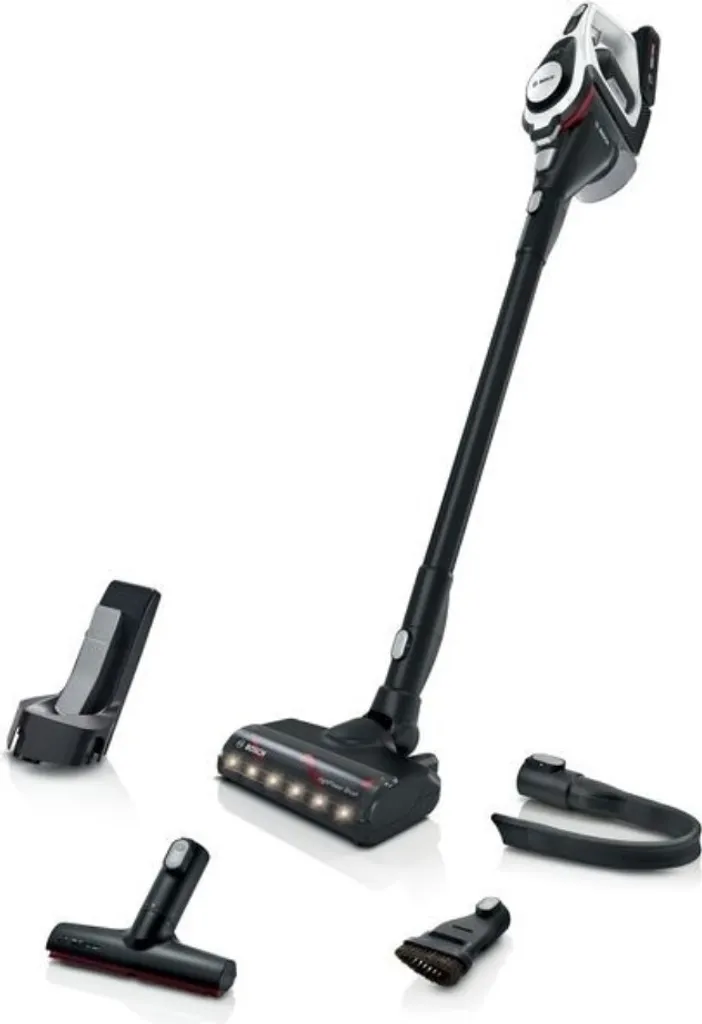 Bosch Electroménager Unlimited Série BBS8214, Wiederaufladbarer Staubsauger, Weiß, 1 Batterie 1 Bosch Electroménager Unlimited Série BBS8214, Wiederaufladbarer Staubsauger, Weiß, 1 Batterie