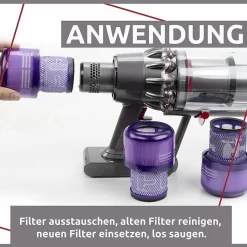 3x Neu Für Dyson V11 Filter Absolute Animal Extra Pro SV14 Großer Hepa-Filter DE -Philips Haushaltsgeräte Verkaufsgeschäft 5b08986dc9d366627f4cfc5b9f3865b1
