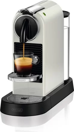 Philips Haushaltsgeräte Verkaufsgeschäft 22 De'Longhi DeLonghi EN 167.W Citiz Nespresso Kaffeekapselmaschine Weiß
