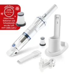 Genius Invictus One 1.0 Akku Handstaubsauger 9 Teile Beutellos Kabellos Autostaubsauger 90W + Zubehör; A28179