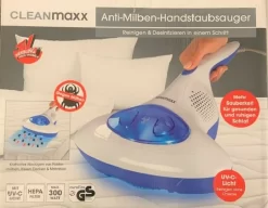 CLEANmaxx Milben-Handstaubsauger Mit UV-C-Licht - Reinigen & Desinfizieren In Einem Schritt Anti Milbensauger Mit UV C Licht 300W HEPA Milben Handstaubsauger Cleanmaxx NEU -Philips Haushaltsgeräte Verkaufsgeschäft 6468957700b1c95521d4e6ef6ffad913