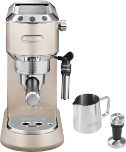 De'Longhi Delonghi Kaffeemaschine Dedica Metallics EC785.BG Pumpendruck 15 Bar, Eingebauter Milchaufschäumer, Manuell, 1300 W, Beige -Philips Haushaltsgeräte Verkaufsgeschäft 64b2096b80c4c08a7d6481d7047dc8aa