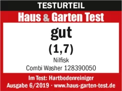 Nilfisk 128390053 Set Combi + EU Washer Hartbodenreiniger + Extra-Bürstrolle, Wischen, Saugen & Trocknen In Einem, Selbstreinigungsfunktion, 2 Tanks -Philips Haushaltsgeräte Verkaufsgeschäft 67486643afd5961278b6b5aaae6fedb1