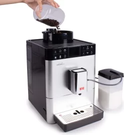 Melitta Caffeo Varianza CSP F570-101 Kaffeevollautomat Mit Milchbehälter, One Touch Funktion - Silber -Philips Haushaltsgeräte Verkaufsgeschäft 67769c1f3e6af480f229bc2b490a04dd