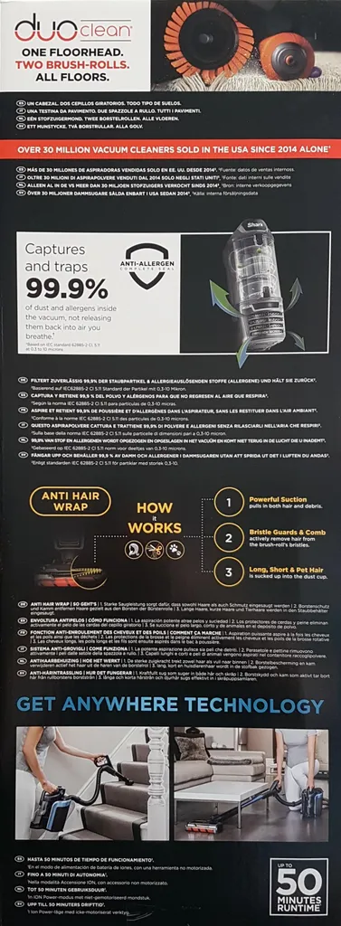 Shark ICZ160EUT Staubsauger - Blau 11 Shark ICZ160EUT Staubsauger - Blau – Bild 11