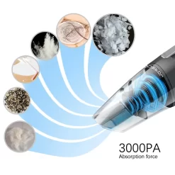 Aigostar Mercury 33LBX - Kabelloser Zyklon-Handstaubsauger, Nass- Und Trockensauger, 2050mAh Akku, 500ml Reservoir, HEPA-Filter. -Philips Haushaltsgeräte Verkaufsgeschäft 69c445f9df6aa8c489eaacacda710bf4