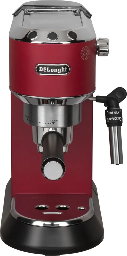 De'Longhi DeLonghi EC685.R Dedica Style Siebträger Espressomaschine Rot 1 De'Longhi DeLonghi EC685.R Dedica Style Siebträger Espressomaschine Rot