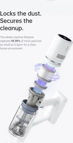 Dreame P10 Kabelloser Handstaubsauger - 22000Pa - 60min Autonomie - 120k RPM 12 Dreame P10 Kabelloser Handstaubsauger - 22000Pa - 60min Autonomie - 120k RPM -Philips Haushaltsgeräte Verkaufsgeschäft 6b1f94356e8618fb1c2dbb2cc33aeaeb