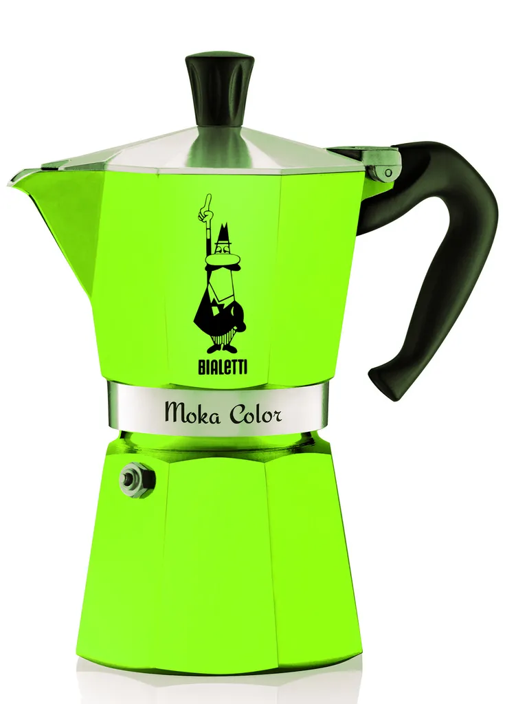 Bialetti Espressokocher MOKA COLOR 6 Tassen Grün 1 Bialetti Espressokocher MOKA COLOR 6 Tassen Grün