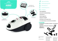 ETA Bodenstaubsauger AERO ETA050090010, ECO Motor, 700 Watt, Mit Beutel, Für Alle Bodenarten Geeignet 33 ETA Bodenstaubsauger AERO ETA050090010, ECO Motor, 700 Watt, Mit Beutel, Für Alle Bodenarten Geeignet -Philips Haushaltsgeräte Verkaufsgeschäft 6dde2f747c0f7821fba0f9a51ced73f5