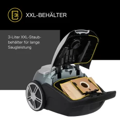 GUTFELS CLEAN 2010 Bodenstaubsauger | 800 Watt Leistung | Integriertes Zubehör | 3 Liter Staubbehälter -Philips Haushaltsgeräte Verkaufsgeschäft 6dff413a7e1f554c6479c74c3e2e9c1e