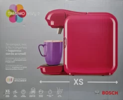 Bosch Tassimo Vivy2 Kapselmaschine TAS1401, Kompaktes Design, Vollautomatisch, Geeignet Für Alle Tassen - Pink 25 Bosch Tassimo Vivy2 Kapselmaschine TAS1401, Kompaktes Design, Vollautomatisch, Geeignet Für Alle Tassen - Pink -Philips Haushaltsgeräte Verkaufsgeschäft 710c937ae7ccbb08afbb913c91ca195a