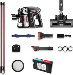 Proscenic New Vision P8 Plus Akku Staubsauger, 3-in-1 Handstaubsauger, 150W Kabeloser Staubsauger, 2,200 MAh Abnehmbarer Akku, Bis Zu 40 Minuten Laufzeit, Geeignet Für Tierhaare -Philips Haushaltsgeräte Verkaufsgeschäft 718d4d208bbc55be8a4514ad91b638af