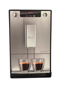 Melitta EspressoLine E950-213 Kaffeevollautomat, Silber/Schwarz