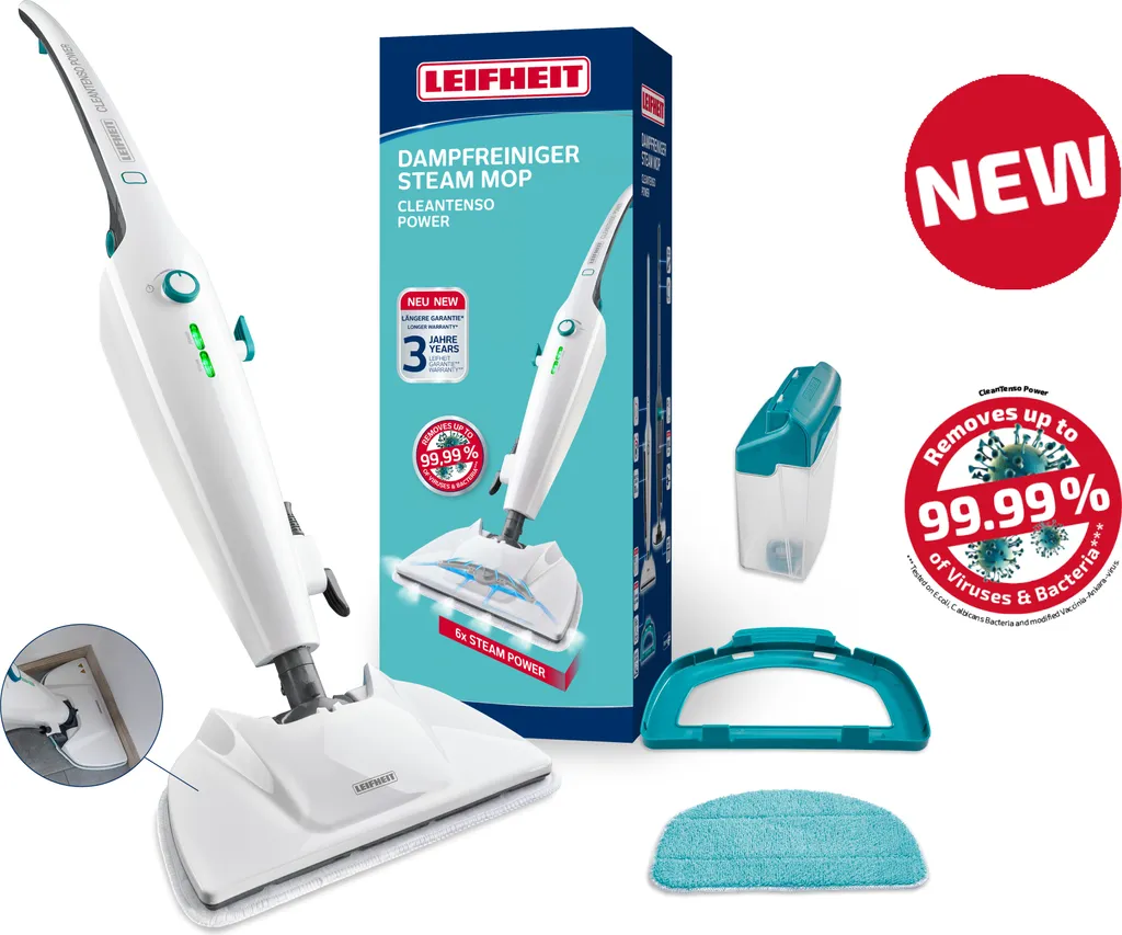 Leifheit Dampfreiniger CleanTenso Power 2 Leifheit Dampfreiniger CleanTenso Power – Bild 2