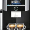 Siemens EQ.9 S700 Freistehende Espressomaschine 2,3 L - Kaffeemaschine (Freistehend, Espressomaschine, 2,3 L, Integriertes Mahlwerk, 1500 W, Schwarz, Edelstahl)
