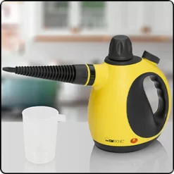 Clatronic DR 3653 Dampfreiniger, Wassertank: Ca. 250 Ml, 3,5 Bar Max. Dampfdruck, Schwarz-gelb -Philips Haushaltsgeräte Verkaufsgeschäft 74bc1a121d38fcae41203fed70f663ba