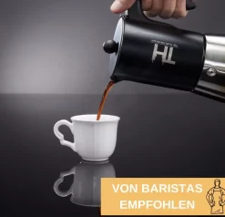 Thiru Espressokocher Induktion L Premium Mokkakanne Aus Edelstahl Inkl. Toolset (Schwarz, 6 Tassen (300ml)) -Philips Haushaltsgeräte Verkaufsgeschäft 7ad67127d421bc1786f9ceff0015673f