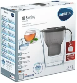 Brita Fill & Enjoy Starterpaket Marella Cool, Gesamtvolumen 2,4 L (gefiltertes Wasser 1,4 L), Incl. 3 Kartuschen MAXTRA+ , Farbe Anthrazit -Philips Haushaltsgeräte Verkaufsgeschäft 81c0dae14c392a79d5a784e6a8cabd4b