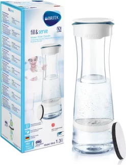 Brita Fill & Serve Wasserkaraffe 1,3 L Mit Filter