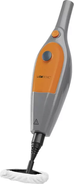 CLATRONIC Dampfmop DR 3539 Anthrazit- Orange Dampfreiniger Reiniger Dampfwischer -Philips Haushaltsgeräte Verkaufsgeschäft 8318d82857465a4266276f37382d2db1