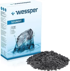 Wessper® Filterkohle Schungit Shungit 500 G. Rohsteine, Wassersteine