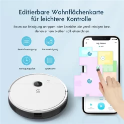 Yeedi Vac Max Saugroboter Mit Wischfunktion 3000Pa Teppicherkennung Staubsauger Roboter -Philips Haushaltsgeräte Verkaufsgeschäft 84af1046b1c2e7d9dc085db1ae1f696a