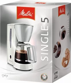 MELITTA Kaffeeautomat Single5 M 720-1/1 5Tassen 600Watt Weiß/grau -Philips Haushaltsgeräte Verkaufsgeschäft 854121637d6d0effe6b198fb1e7b0b6c