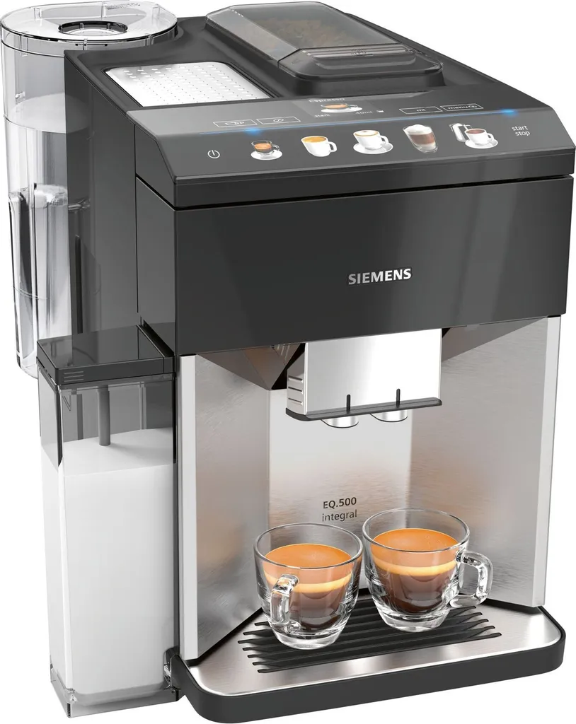 Siemens EQ.500 TQ507D03 Kaffeemaschinen - Edelstahl / Schwarz 1 Siemens EQ.500 TQ507D03 Kaffeemaschinen - Edelstahl / Schwarz