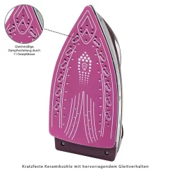 CLATRONIC Dampfbügelstation Bügeleisen Dampfstation Keramiksohle 2300 W, DBS 3749 -Philips Haushaltsgeräte Verkaufsgeschäft 88c3bff68e0a395ec539e19f54083bd8