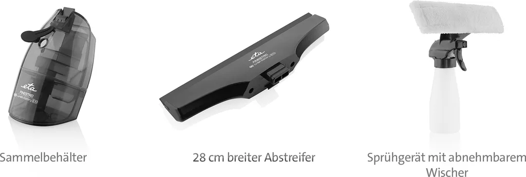 ETA FINESTRO Dampf Fensterreiniger ETA32629000, Fensterreiniger Finestro Für Fenster, Dachfenster, Spiegel, Keramischen Belag, Pflaster Und Duschecken, Li-ion Akku 7 ETA FINESTRO Dampf Fensterreiniger ETA32629000, Fensterreiniger Finestro Für Fenster, Dachfenster, Spiegel, Keramischen Belag, Pflaster Und Duschecken, Li-ion Akku – Bild 7