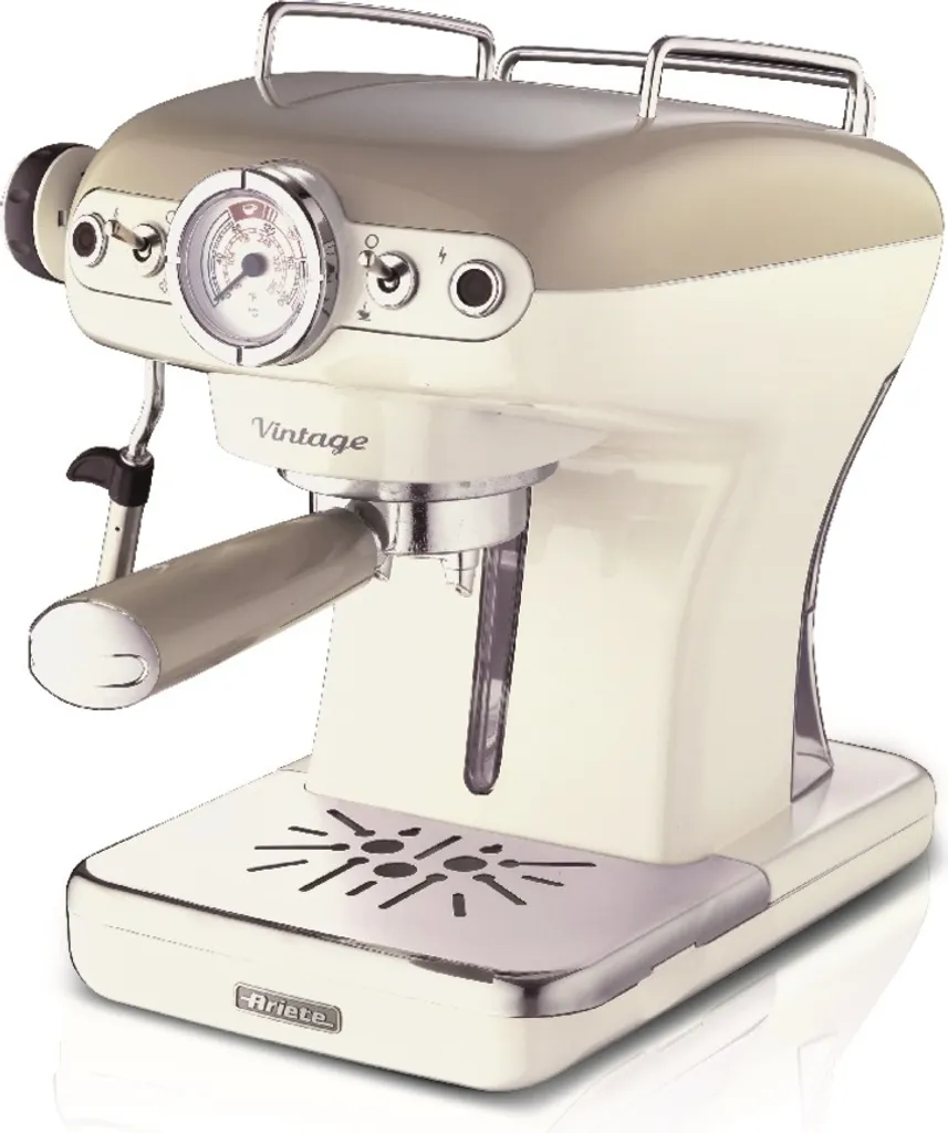 Ariete Siebträger-Espressomaschine Vintage Creme 1 Ariete Siebträger-Espressomaschine Vintage Creme