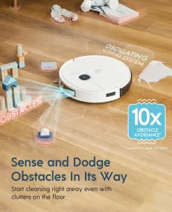 Yeedi Vac 2 Pro Saugroboter Mit Wischfunktion, Oszillation-Wischfunktion, 3D-Hindernisvermeiden, 3000 Pa, 240 Min, Intelligente Optische Kartierung, Kompatibel Mit Absaugstation (einzeln Zu Kaufen) -Philips Haushaltsgeräte Verkaufsgeschäft 8d5dbd5a1769a0e90b55f7791433c25d 1