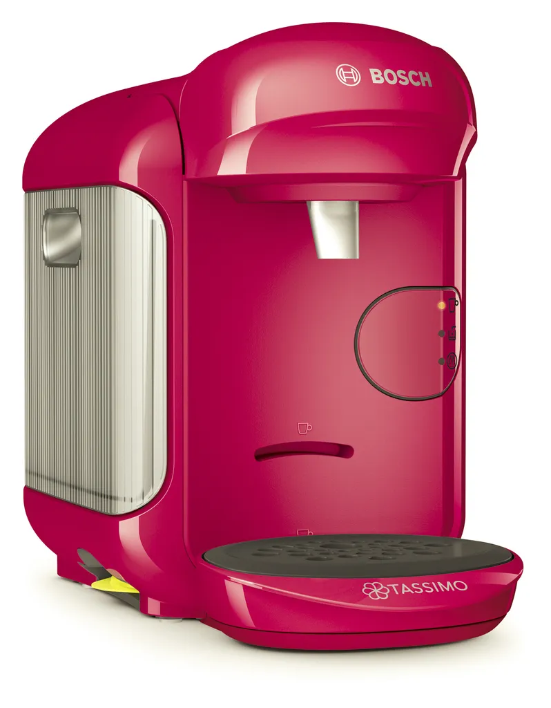 Bosch Tassimo Vivy2 Kapselmaschine TAS1401, Kompaktes Design, Vollautomatisch, Geeignet Für Alle Tassen - Pink 2 Bosch Tassimo Vivy2 Kapselmaschine TAS1401, Kompaktes Design, Vollautomatisch, Geeignet Für Alle Tassen - Pink – Bild 2