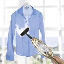 CLEANmaxx Dampfbesen - Mit Knickgelenk - Gold/weiß Dampfreiniger Steam Hygiene Fliesen Küche Bad Reinigung -Philips Haushaltsgeräte Verkaufsgeschäft 8f5556e6ae6bad05756a2edee79b74e2